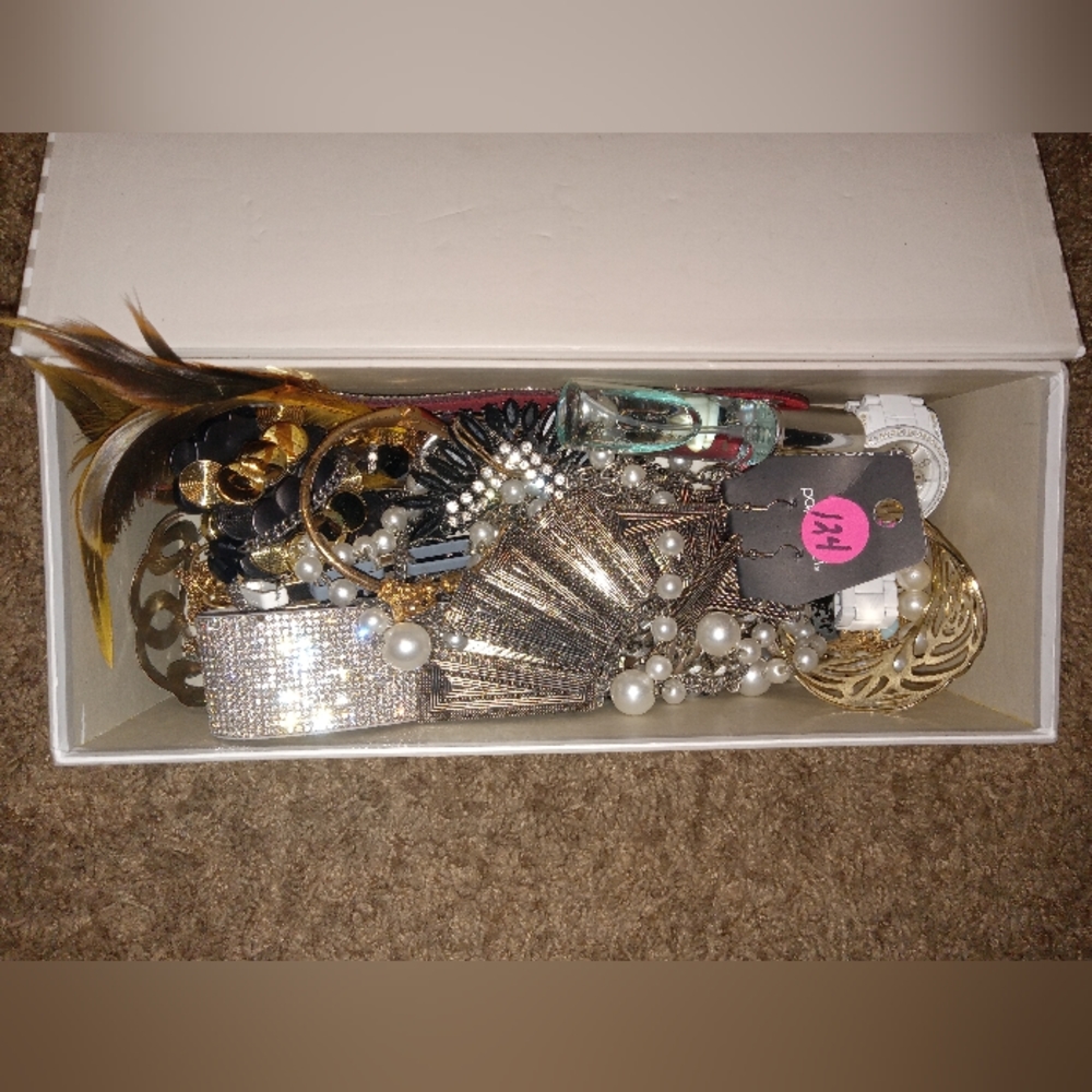 Box full of jewelry